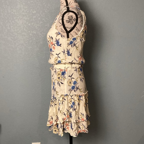 NWOT Tart Floral Ruffle Dress ~ Size Small ~ Cream - Picture 4 of 10